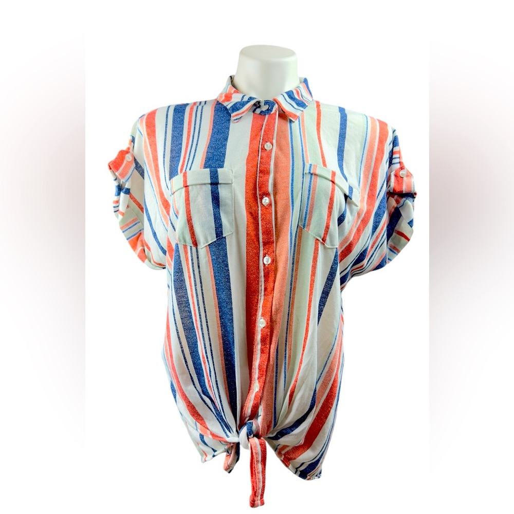 Eden & Olivia Button Down Top